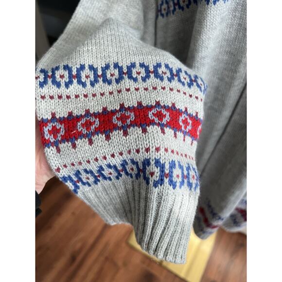 LANE BRYANT Fair Isle Open Front Knit Cardigan Jacket - Picture 5 of 12